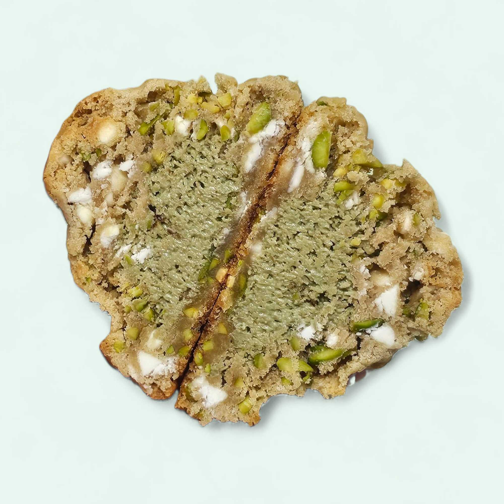 Kunafa Pistachio NY Style Cookie  بسكويت كنافة فستق حلبي نيويوركي