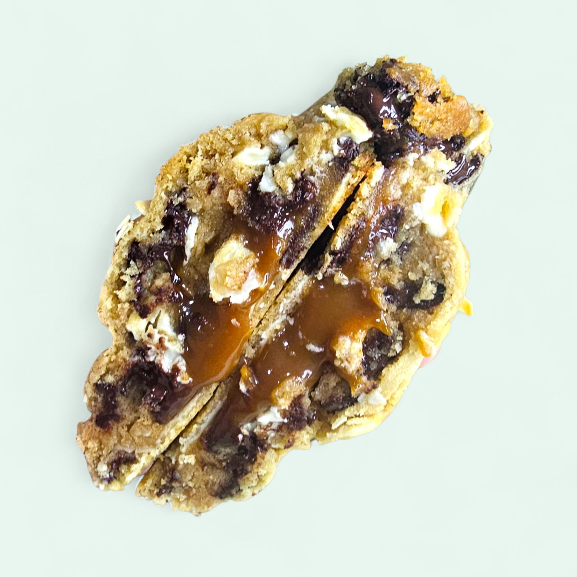 Salted Caramel NY Style Cookie  بسكويت كراميل مملح نيويوركي